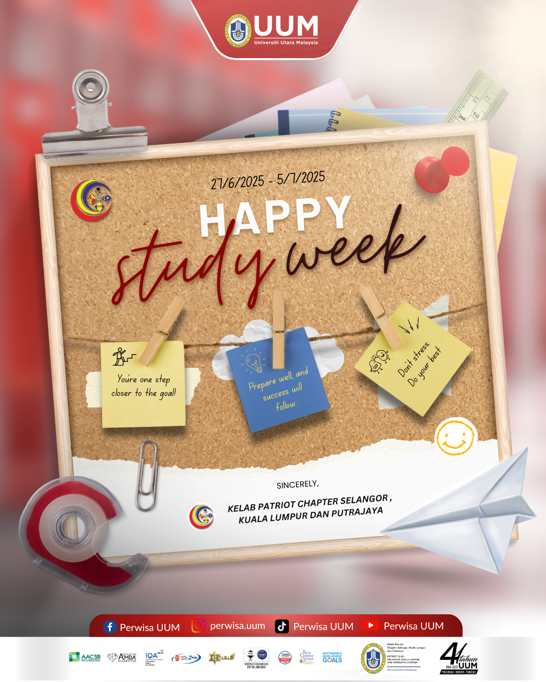 Study week poster